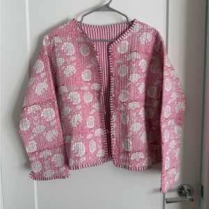 Quilted reversible jacket